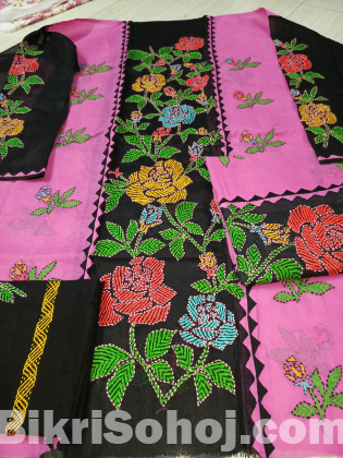 হাতের কাজের থ্রি পিস